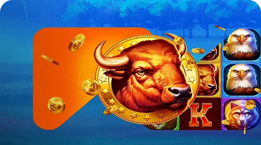 Un toro dorato e un mucchio di monete per Betsson Casino